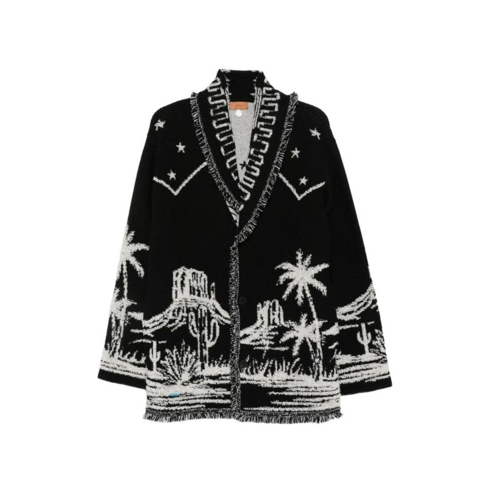 Alanui Black Sweaters & Knitwear - Cardigans Men